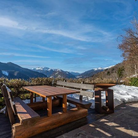 Panoramic House Carnia - Mountain View Apt With Parking And Terraces Villa Ligosullo Exterior foto