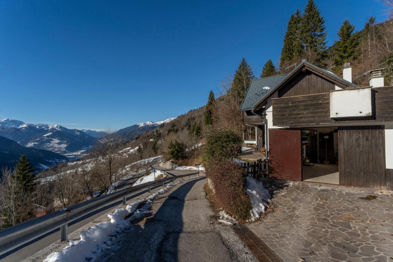 Panoramic House Carnia - Mountain View Apt With Parking And Terraces Villa Ligosullo Exterior foto